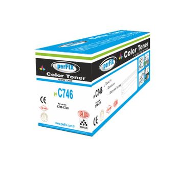 Perfix PF C746 C748 Mavi Toner