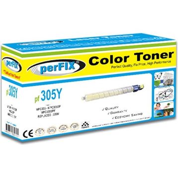 Perfix PF MPC305 4K Sarı Muadil Toner