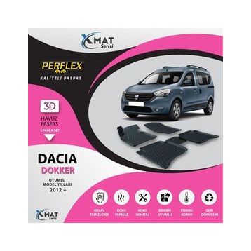 Perflex 3D Havuzlu X-Mat Dokker 2012+ Paspas