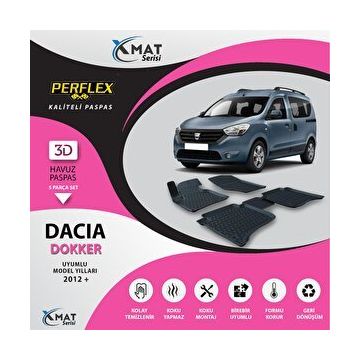Perflex 3D Havuzlu X-Mat Dokker 2012+ Paspas