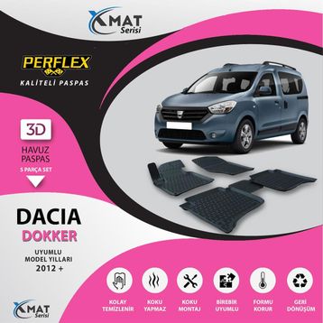 Perflex 3D Havuzlu X-Mat Dokker 2012+ Paspas
