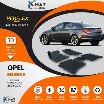 Perflex 3D Havuzlu X-Mat Insıgnıa 2008-2017 Paspas