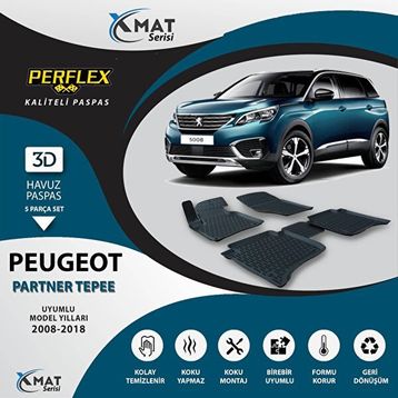 Perflex 3D Havuzlu X-Mat Partner Tepee 90Hp 2008-2018 Paspas