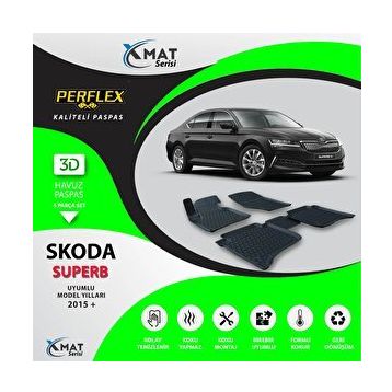 Perflex 3D Havuzlu X-Mat Superb 2015+ Paspas