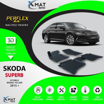 Perflex 3D Havuzlu X-Mat Superb 2015+ Paspas