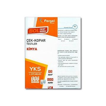 Pergel Yayınları TYT Kimya Çek Kopar Yaprak Test