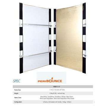 Peri Bounce 1.1x1.7 mt Butterfly Paneli Gold Silver Kit