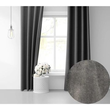 Perle Daily Series Gri Rengi Ada 300x250 cm Fon Perde