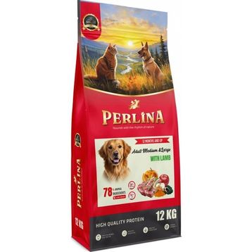 Perlina Kuzulu 12 kg Yetişkin Orta ve Büyük Irk Köpek Maması