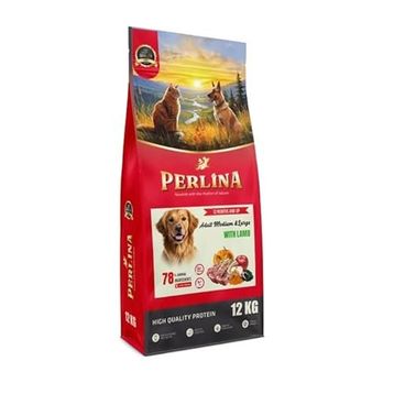 Perlina Kuzulu 12 kg Yetişkin Orta ve Büyük Irk Köpek Maması