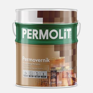 Permolit 12 lt Koyu Meşe Permovernik Ahşap Koruyucu