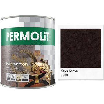 Permolit Hammerton Koyu Kahve 0.75 lt Dekoratif Metal Boyası
