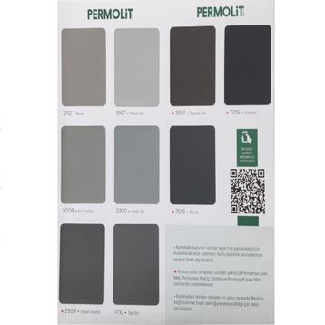 Permolit Permosil Platin Gri 10 KG Silikonlu İç Cephe Duvar Boyası