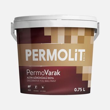 Permolit Permovarak 0.75 lt Altın Varak İç Dış Cephe Boyası