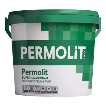 Permolit Süper 3.5 kg Beyaz Su Bazlı Tavan Boyası