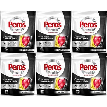 Peros Pratik Matik 300 Adet Siyahlar Çamaşır Deterjanı Kapsülü Tableti
