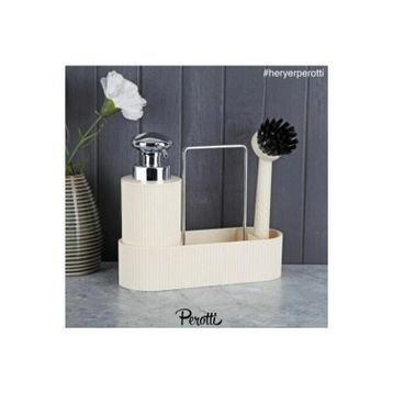 Perotti 13185 Lisbone Silver Krem Oval Mutfak Seti