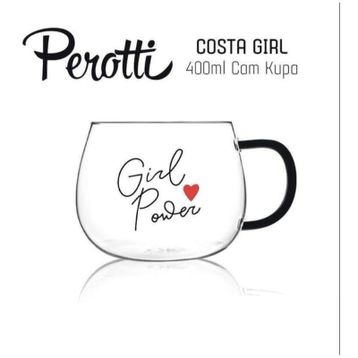 Perotti 13773 Costa Friday 400 ml Cam Magnolya Bardağı
