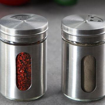 Perotti 2'li 100 ml. Metallo Cam Tuzluk