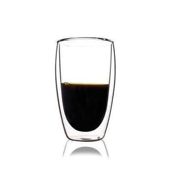 Perotti 350 ml Çift Cidarlı Bambu Kapaklı Bardak