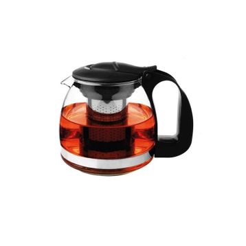 Perotti 700 ml Isıya Dayanıklı Cam Süzgeçli Bitki Çayı Demliği