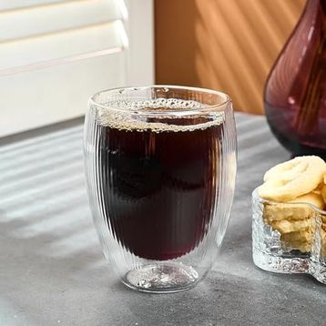 Perotti Lineo 350 ML Çift Cidarlı Bardak