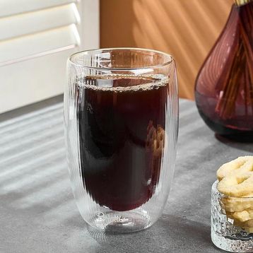 Perotti Lineo Çift Cidarlı 450 ML Bardak