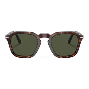 Persol 3292S 24/31 50 Unisex Kahve Köşeli Çerçeve Güneş Gözlüğü