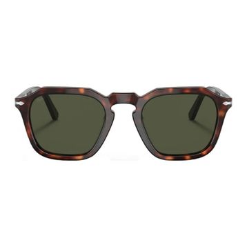 Persol 3292S 24/31 50 Unisex Kahve Köşeli Çerçeve Güneş Gözlüğü