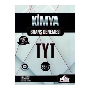 Pes Yayınları TYT Kimya 35 x 7 Branş Denemesi