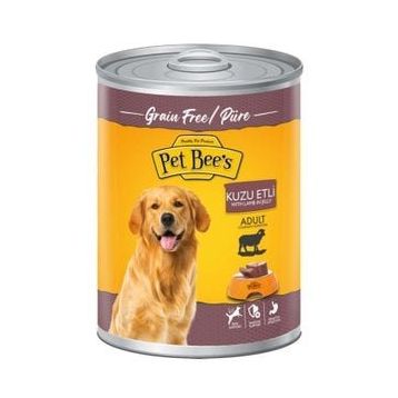 Pet Bee's 400 gr Kuzu Etli Tahılsız Yetişkin Köpek Konserve