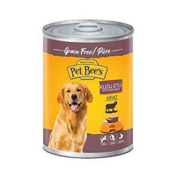 Pet Bee's 400 gr Kuzu Etli Tahılsız Yetişkin Köpek Konserve