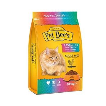 Pet Bee's Mix Yetişkin 1000 gr Kedi Kuru Maması