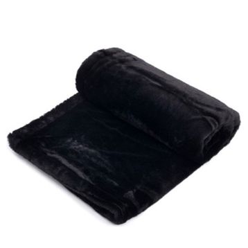 Pet Comfort 70x100 cm M Lodix Mira Siyah Köpek Battaniyesi
