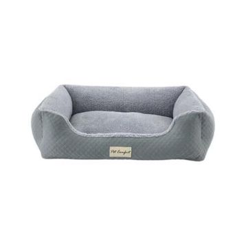 Pet Comfort Bravo Duo Mirinda Gri Peluş 75x60 cm Köpek Yatağı