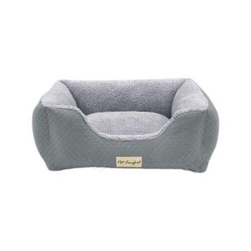 Pet Comfort Echo Gri Gri Peluş S 60x50 cm Kedi ve Köpek Yatağı