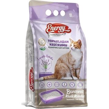 Pet Food Energy Bentonit Lavanta Kokulu 10 L Kedi Kumu
