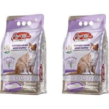 Pet Food Energy Bentonit Lavanta Kokulu 2x5 lt Kedi Kumu
