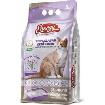 Pet Food Energy Bentonit Lavanta Kokulu 5 lt Kedi Kumu