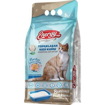 Pet Food Energy Super Premium 5 lt Sabun Kokulu Bentonit Kedi Kumu