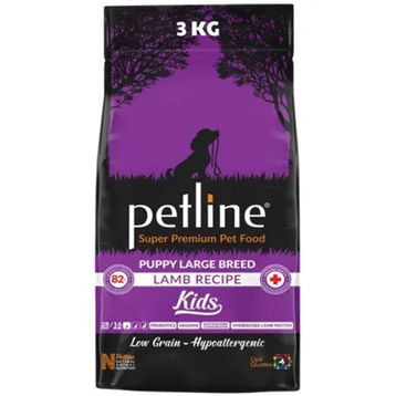 Pet Line Puppy Kids Kuzu Etli Düşük Tahıllı 3 kg Kuru Köpek Maması