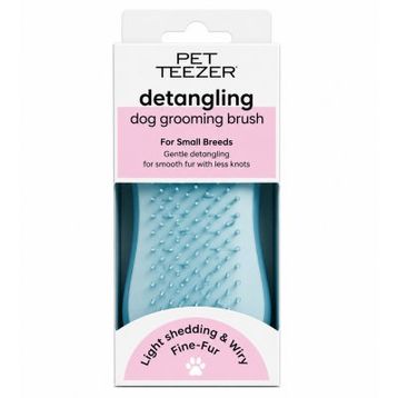 Pet Teezer Detangling Dolaşık Açıcı 11.7x5 cm Mavi Küçük Irk Köpek Bakım Fırçası