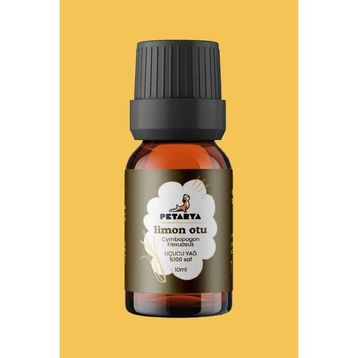 Petarya Cymbopogon Flexuosus Oil 10 ml %100 Saf Uçucu Limonotu Yağı