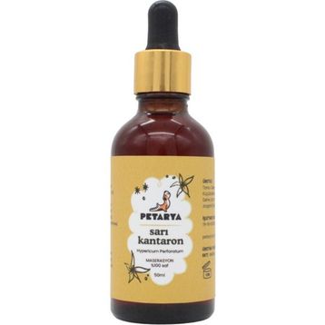 Petarya Hypericum Perforatum Oil 50 ml %100 Maserasyon Sarı Kantaron Yağı