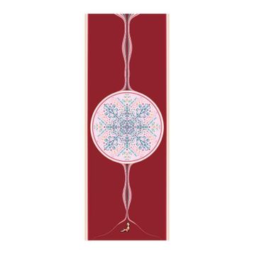 Petarya Mandala Series 4.1 mm Be Here Now Doğal Kauçuk Kaydırmaz Yoga Matı