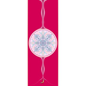 Petarya Mandala Series 4.1 mm Be Here Now Doğal Kauçuk Kaydırmaz Yoga Matı