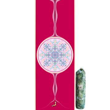 Petarya Mandala Series 4.1 mm Be Here Now Doğal Kauçuk Kaydırmaz Yoga Matı