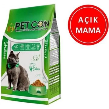 Petcoin Somon Etli 1 kg Açık Kısırlaştırılmış Kedi Maması