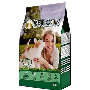 Petcoin Yetişkinler İçin Özel 15 kg Kedi Maması