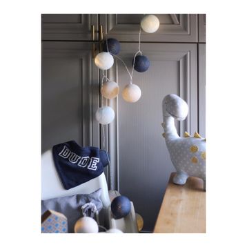 Petite Stylish Blue Işıklı Top Aydınlatma